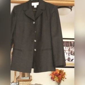 JONES NEW YORK -- Pure Wool Suit Jacket Blazer